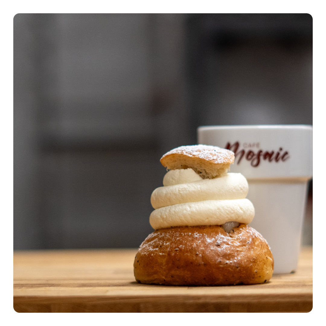 Café - produktfoto semla